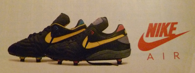 nike air football boots 1990's